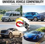 2 Pack Steering Wheel & Seat Belt Anti‑Theft Lock, Vehicle Security Lock