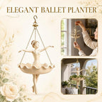 Ballet Dancer Hanging Planter, Hanging Planters for Indoor Plants, Plant Hangers Outdoor Decor, Ballerina Plant Holder and Hanging Flower Pot, Dance Teacher Gift Spider Plant Holder