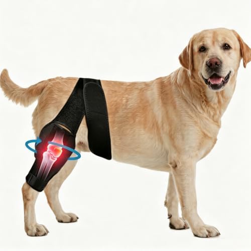Dog Knee Brace for Back Leg, Medium