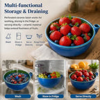Berry Washing Bowl – Handcrafted Ceramic Berry Washer，B