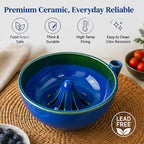 Berry Washing Bowl – Handcrafted Ceramic Berry Washer，B