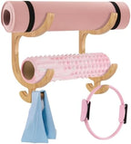 Wooden Yoga Mat Holder