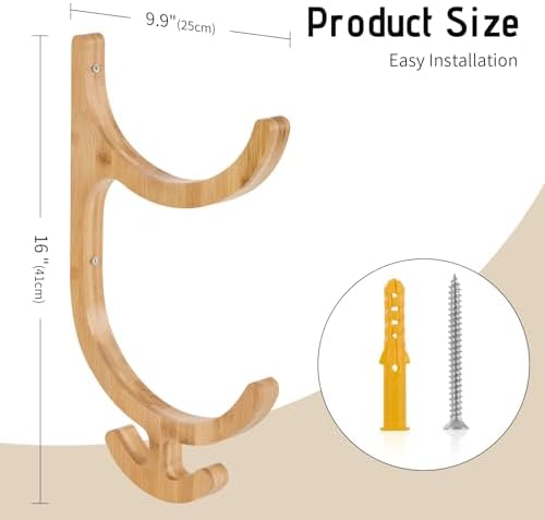 Wooden Yoga Mat Holder