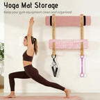 Wooden Yoga Mat Holder