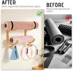 Wooden Yoga Mat Holder