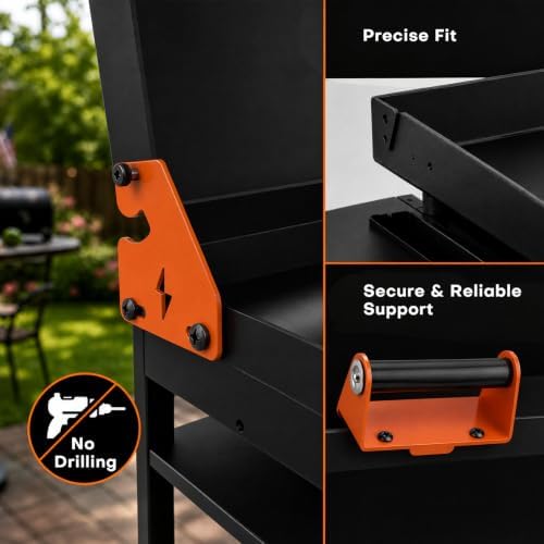 Hinge & Handle Kit for Blackstone Griddles (28"/36"/44")（Orange）
