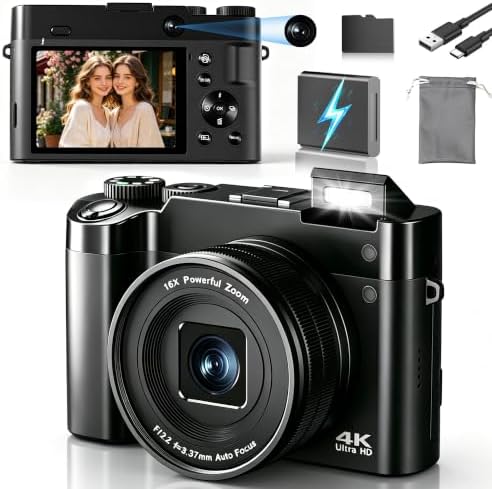 4K Digital Camera with Autofocus