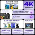 4K Digital Camera with Autofocus