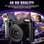 4K Digital Camera with Autofocus