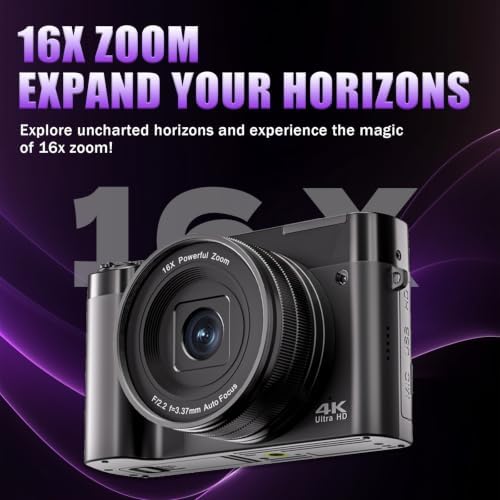 4K Digital Camera with Autofocus