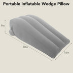 Gugxiom Inflatable Leg Elevation Pillow, Portable Inflatable Wedge Pillow