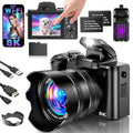8K Digital Camera with WiFi,88MP Dual Lens Digital Cameras for Photography