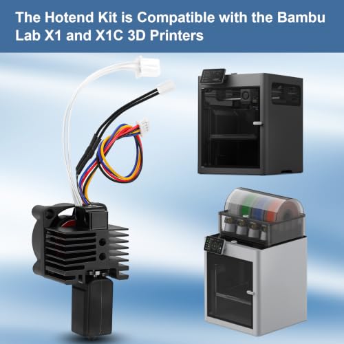 Bamboo Lab X1 Carbon X1 X1C Hotend Complete Kit, for X1 Series 3D Printer