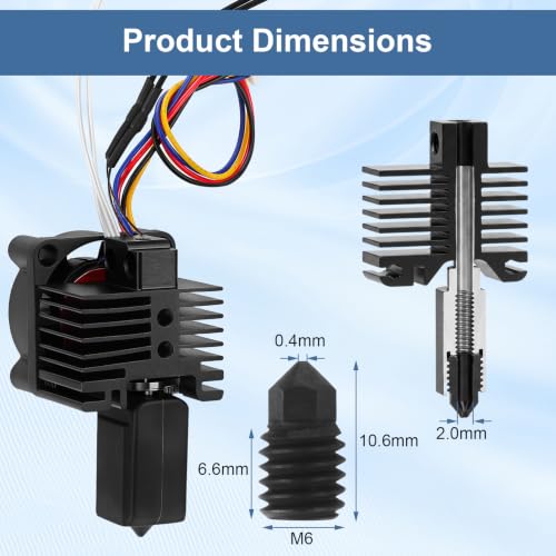 Bamboo Lab X1 Carbon X1 X1C Hotend Complete Kit, for X1 Series 3D Printer