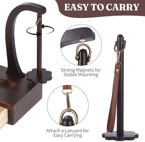 Wooden Magnetic Yarn Holder