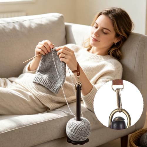 Wooden Magnetic Yarn Holder