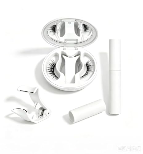 Magnetic Eyelashes with Applicator, No Glue, Cat Eye Wispy
