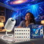 Smart Galaxy Projector Night Light, 2-in-1 Star Projector (24 Piece)