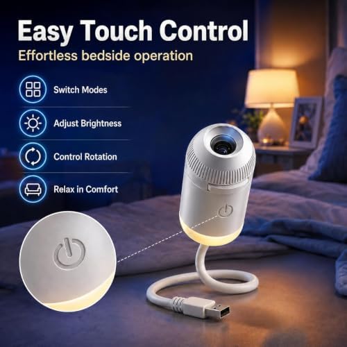 Smart Galaxy Projector Night Light, 2-in-1 Star Projector (24 Piece)