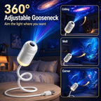 Smart Galaxy Projector Night Light, 2-in-1 Star Projector (24 Piece)