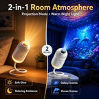 Smart Galaxy Projector Night Light, 2-in-1 Star Projector (24 Piece)