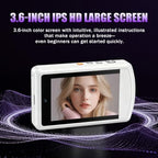 AI Digital Camera with WiFi,Autofocus Dual Lens AI Camera,16X Zoom (White)