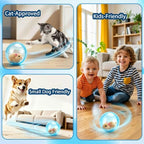 2026 New Self-Rolling Interactive Cat Ball Realistic Animal Automatic Moving Rolling Cat Ball 360° Rolling Spin Moving Cat Ball Fun Indoor Interactive Pet Ball for Cats Dogs Chasing(Blue)