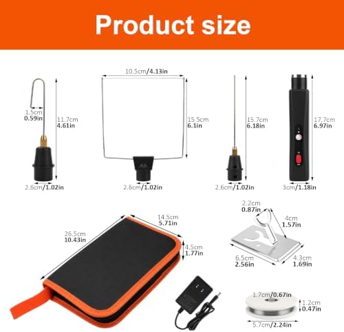 3 in 1 Foam Cutter, 18W Electric Hot Wire Cutting Machine Pen Tool Kit