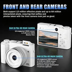 4K Digital Camera,Autofocus Point and Shoot Digital Cameras for Photography