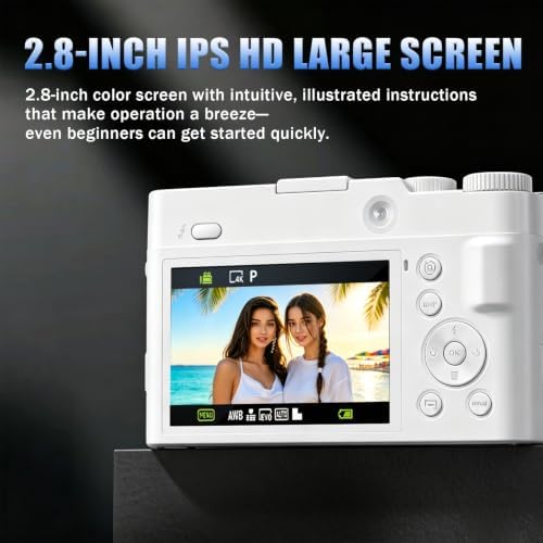 4K Digital Camera,Autofocus Point and Shoot Digital Cameras for Photography