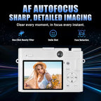 4K Digital Camera,Autofocus Point and Shoot Digital Cameras for Photography