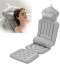 Full Body Bath Pillow for Tub, Bathtub Cushion with Silicone Suction Cup