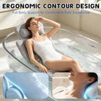 Full Body Bath Pillow for Tub, Bathtub Cushion with Silicone Suction Cup