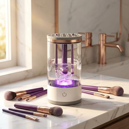 Electric Makeup Brush Cleaner Automatic Portable Washer Machine for Home Travel