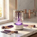 Electric Makeup Brush Cleaner Automatic Portable Washer Machine for Home Travel