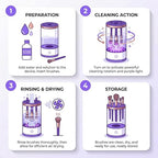 Electric Makeup Brush Cleaner Automatic Portable Washer Machine for Home Travel