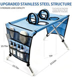 Foldable Dog Shower Hammock Stand, Pink