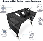 Foldable Dog Shower Hammock Stand, Pink