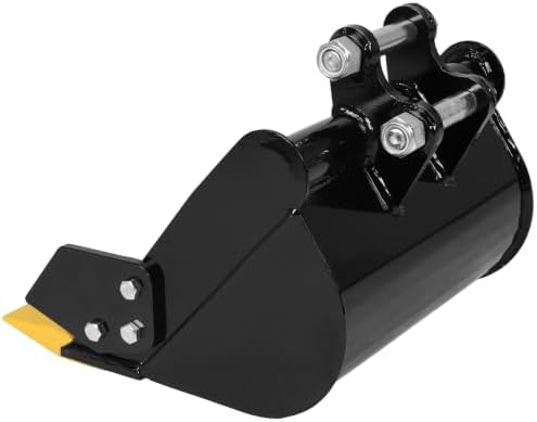 Generic 400mm Mini Excavator Trenching Bucket Attachment 0.98in Hole