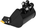 Generic 400mm Mini Excavator Trenching Bucket Attachment 0.98in Hole