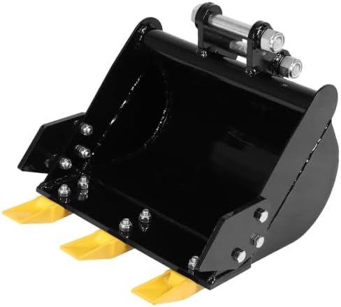 Generic 400mm Mini Excavator Trenching Bucket Attachment 0.98in Hole