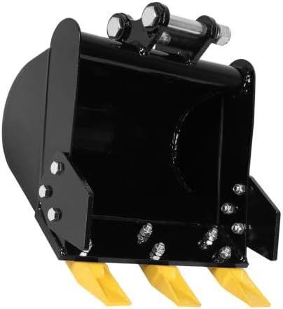 Generic 400mm Mini Excavator Trenching Bucket Attachment 0.98in Hole