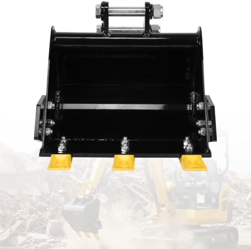 Generic 400mm Mini Excavator Trenching Bucket Attachment 0.98in Hole