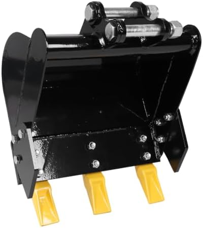 Generic 400mm Mini Excavator Trenching Bucket Attachment 0.98in Hole