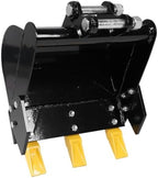 Generic 400mm Mini Excavator Trenching Bucket Attachment 0.98in Hole