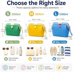 2027 New Silicone Beach Bag, Women's Swimming Storage Bag with Strap