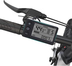 Ebike LCD Display Meter, 24V 36V 48V Speedometer, for 0.9in Handlebars