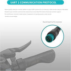 Ebike LCD Display Meter, 24V 36V 48V Speedometer, for 0.9in Handlebars