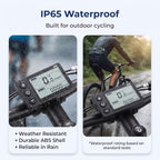 Ebike LCD Display Meter, 24V 36V 48V Speedometer, for 0.9in Handlebars