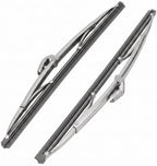 Gugxiom 12in/30.48cm Stainless Steel Wiper Blades, Universal for Car